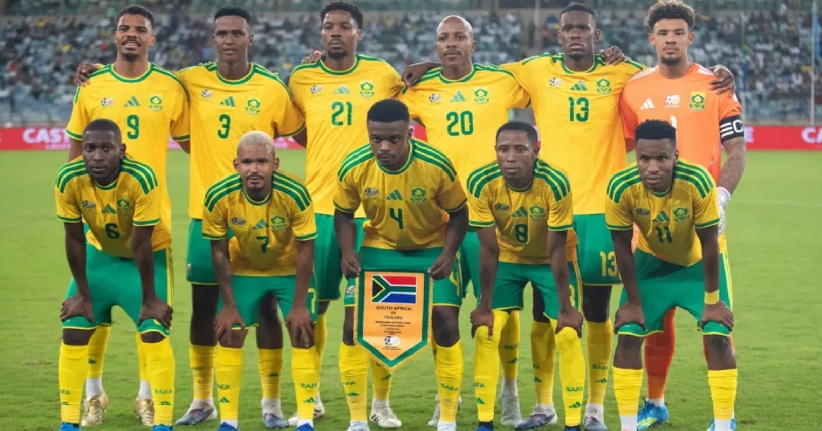 apa julukan tim nasional sepak bola Afrika Selatan